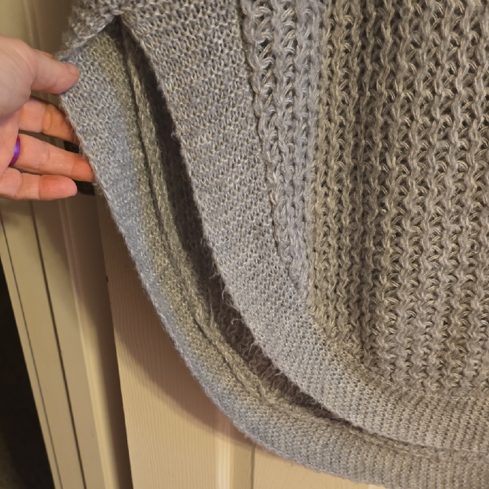 LC Lauren Conrad Soft Gray‎ Cowl Neck Sweater - Picture 4 of 4